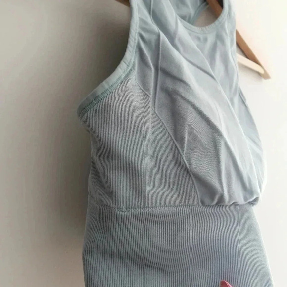 Lululemon Ebb to Train Bra Medium Support C/D Cup in Chambray Blue 4 - Picture 5 of 16